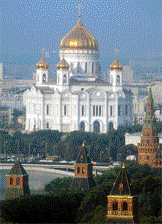 Igreja Ortodoxia Russa de Cristo Salvador em Moscou